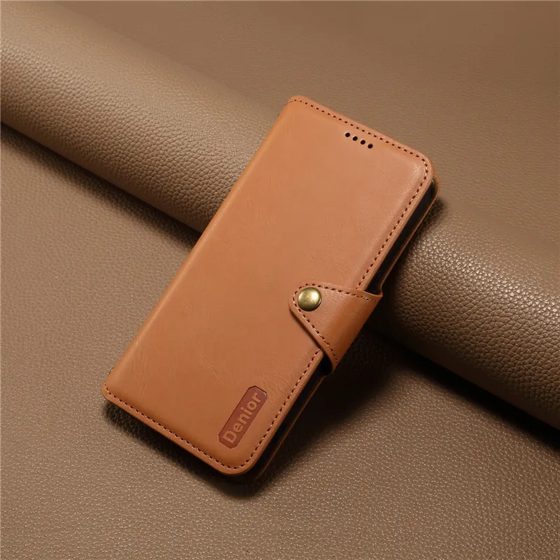 Luxury Magnetic Folio Phone Case för iPhone 15 Plus 14 13 12 Pro Max Samsung Galaxy S23 S24 S22 Ultra S23Fe 5G Business Multiple Card Slots läderplånbok.