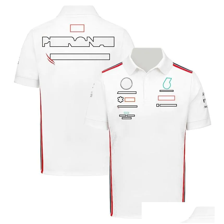 f1 formula one team in the new season 2023 summer short-sleeved t-shirts fans quick-drying clothes custom racing polo shirts