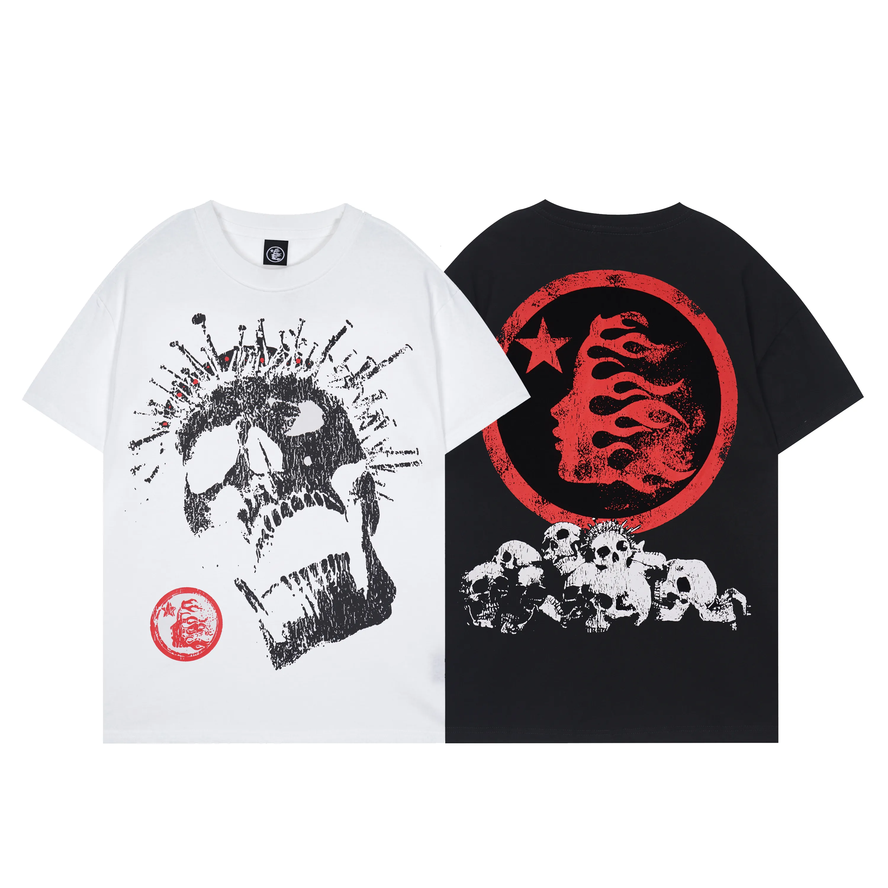 Mens TShirts Hellstar t Shirt Rappe Mens Women Tshirt Rapper Wash