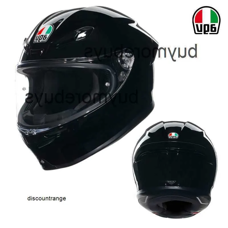 Capacete de motocicleta Agv aberto de rosto inteiro Ks Capacete completo Four Seasons masculino e feminino para ciclismo de motocicleta com cobertura completa Capacete de corrida antiembaçante leve RY85