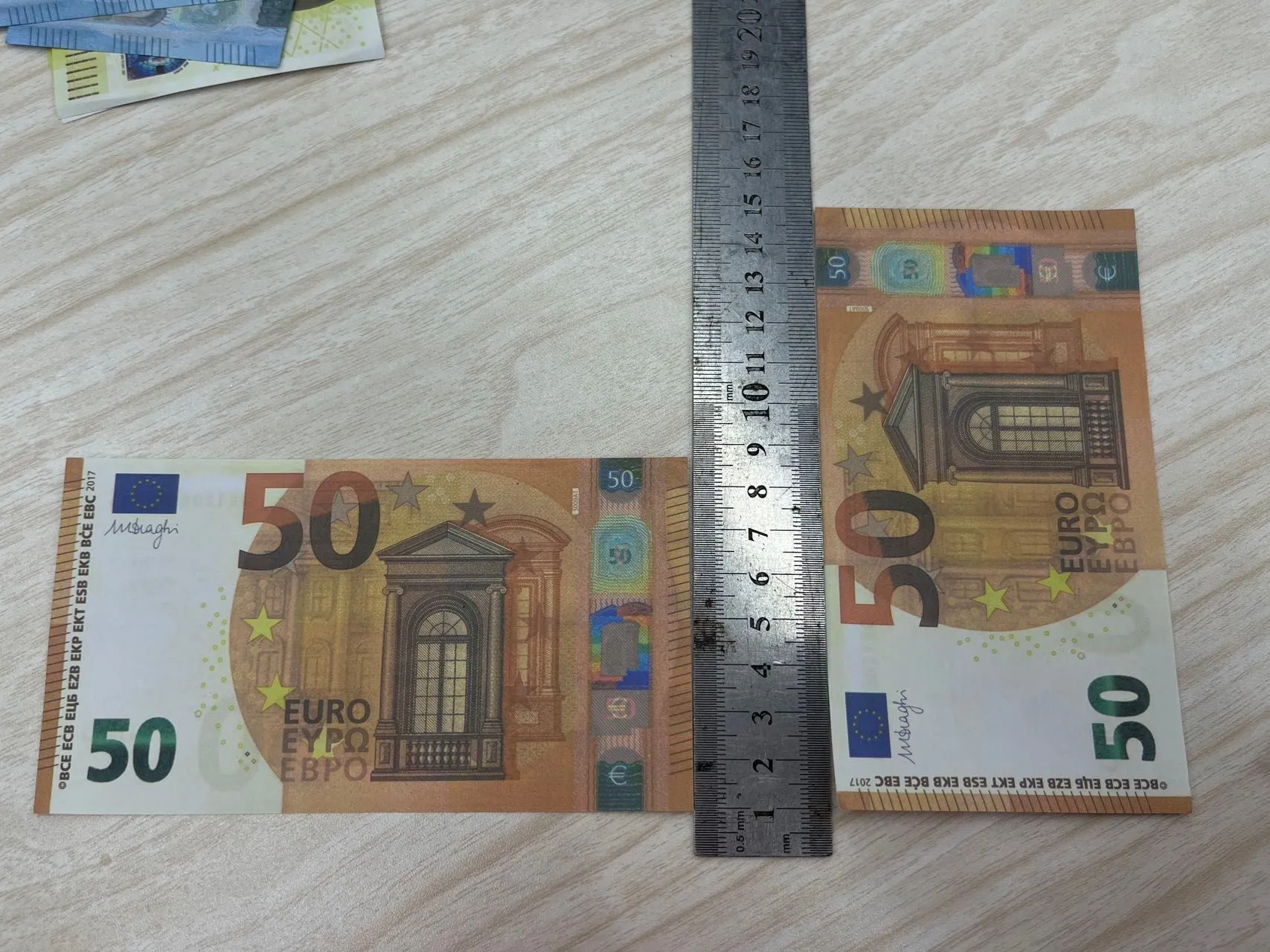 Copy Money Actual 1:2 Size Festive Party Supplies Top Quality Prop Euro 10 20 50 100 Toys Fake Notes Cash Ckgwu