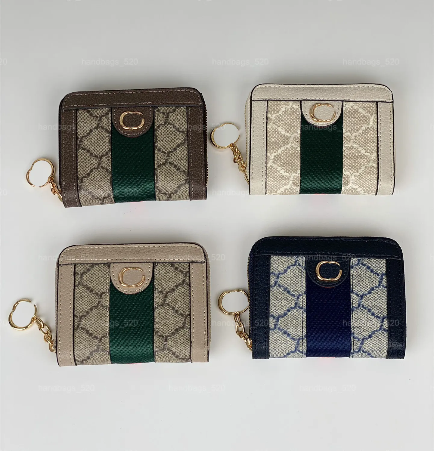 Nouvelle mode femmes portefeuilles fermeture éclair porte-monnaie Mini porte-clés Portable petit portefeuille Multi carte Bit porte-carte