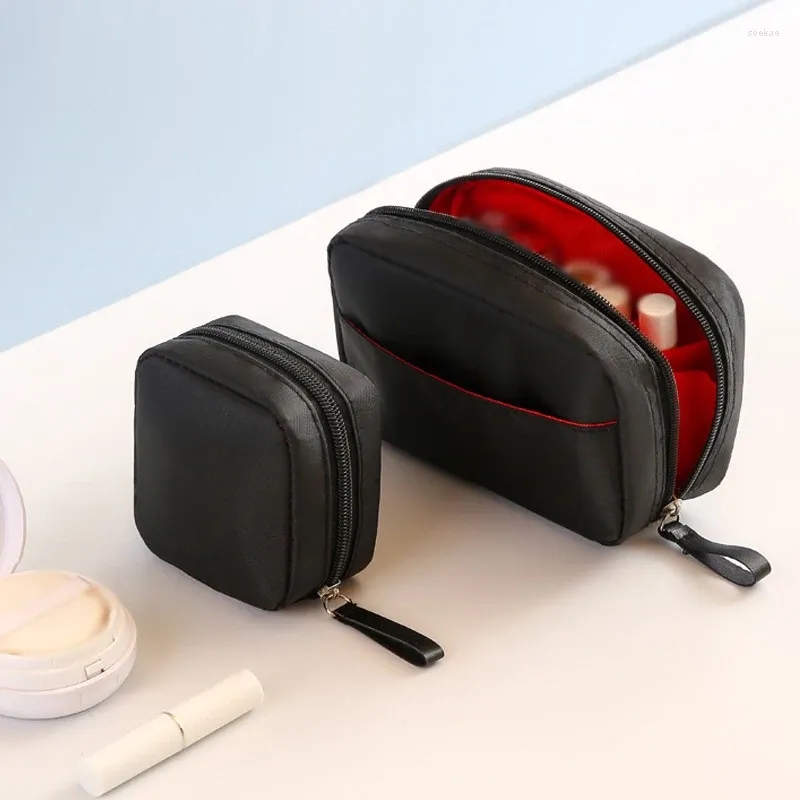 Sacs à cosmétiques, Mini sac de maquillage Portable pour femmes, rangement imprimé pour serviettes hygiéniques, pochette organisateur de serviettes, étui de rouge à lèvres pour filles, portefeuille