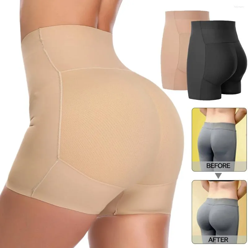 Shapers pour femmes Bulifting Shapewear Rembourré pour femmes Hips Lifter Pads Shorts Sous-vêtements sans couture Hip Enhancer Tummy Control Taille haute
