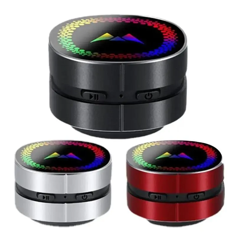 Altoparlanti Altoparlante wireless per conduzione ossea Luci LED colorate Audio stereo Bluetooth Digitale TWS Wireless Il più piccolo altoparlante portatile