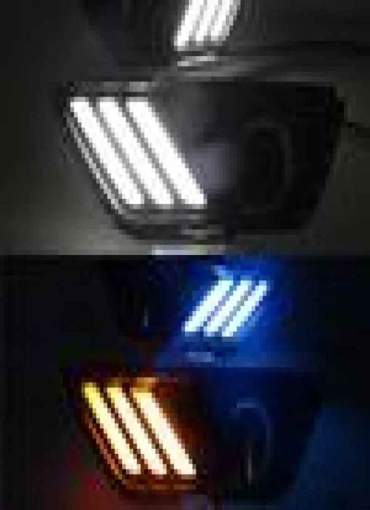 1 zestaw dla Jeep Compass 2017 2018 2019 2020 LED LED DRL z żółtym funkcją sygnału Przekaźnik Dzień Biegunki Dzień1811069