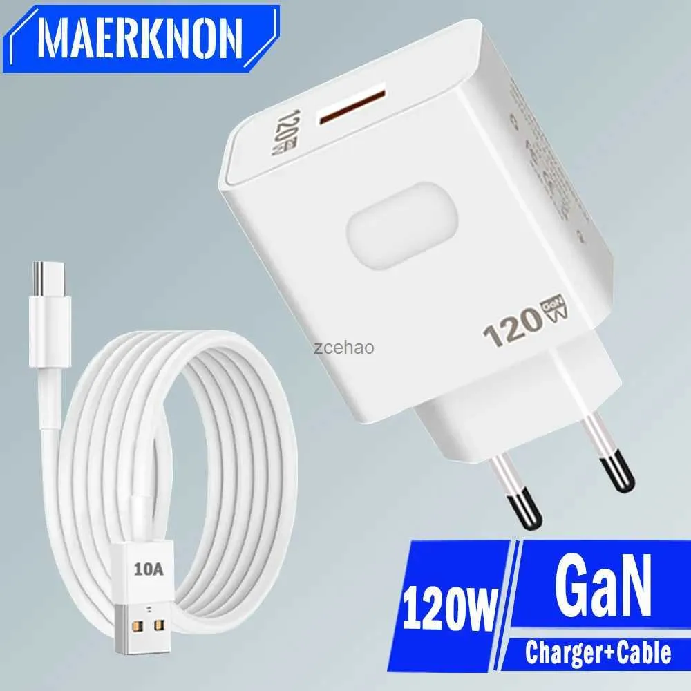 Cep Telefonu Şarj Cihazları 120W Hızlı Şarj Cihazı Gan USB Hızlı Şarj Cep Telefonu Adaptörü Hızlı Şarj 3.0 Duvar Şarj Cihazı 10A Tip C Kablosu 13