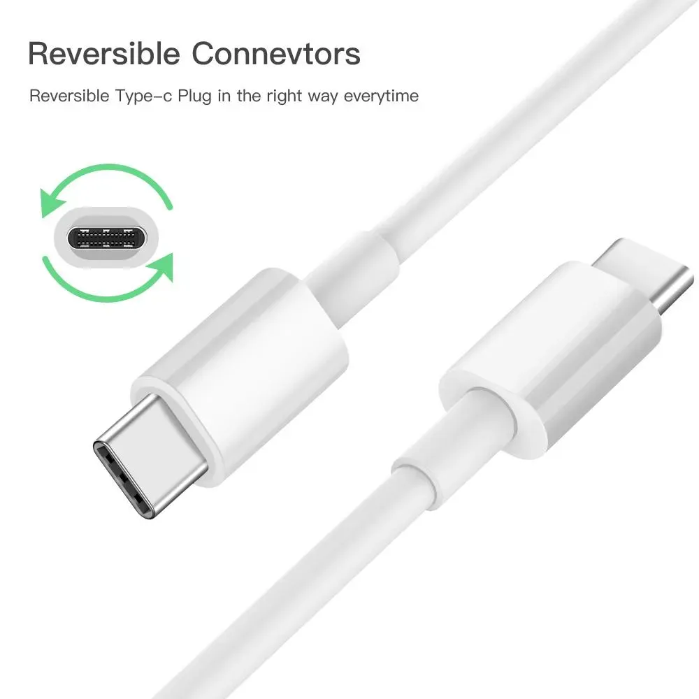 Type-C to C Cables High Speed Charging Cable Cord Compatible with PD USB-C  Laptop Samsung  Phones 1M/2M DHL Express