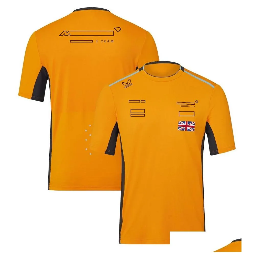 オートバイアパレルフォーマ1 Tシャツ2022-2023 F1チームシャツレーシングスポーツ通気性ジャージーサマーレースブランドメンズプリントドロップDEVIRIVE OT3A2