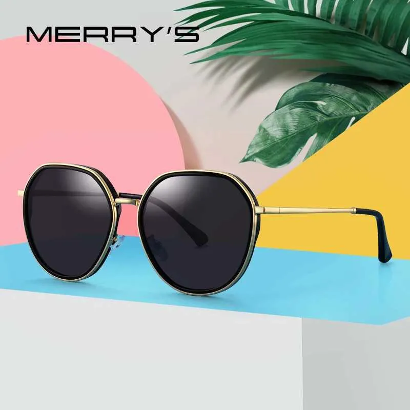 Lunettes de soleil MERRYS DESIGN 2019 nouveauté femmes mode tendance lunettes de soleil dames luxe lunettes de soleil polarisées Protection UV400 S6285 YQ240120