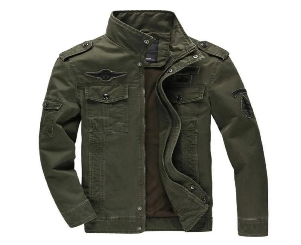 2020 coton veste militaire hommes de haute qualité automne MA1 Style armée vestes mâle Air Force Bomber Cargo vestes grande taille M6XL p07709356