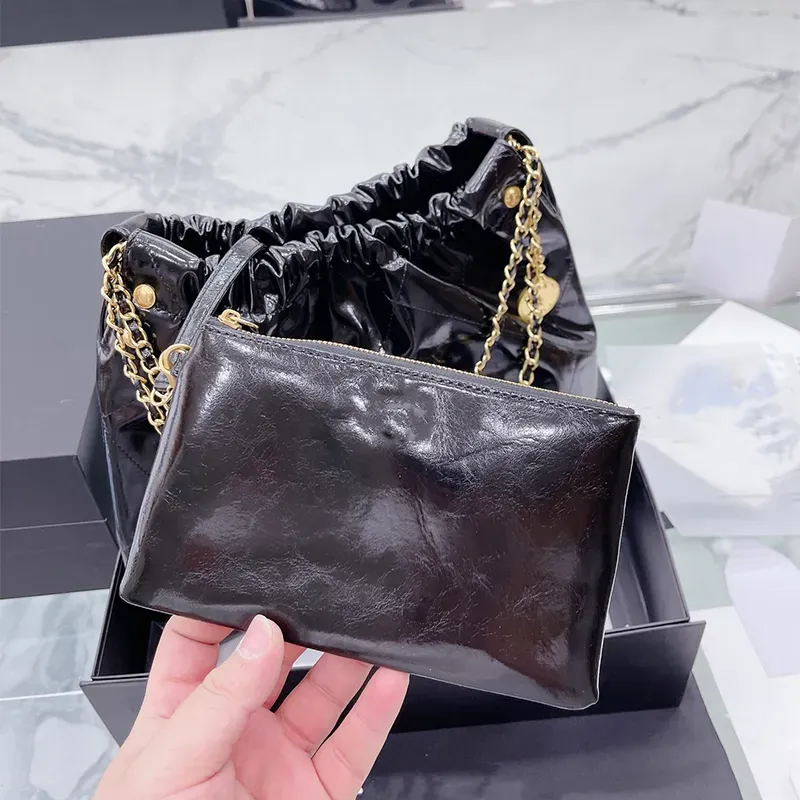 Bolsos Bolsos de lujo franceses Bolsos de mano acolchados de moda Bolso de hombro con cadena de cuero de gran capacidad Bolsos de disenador clasicos