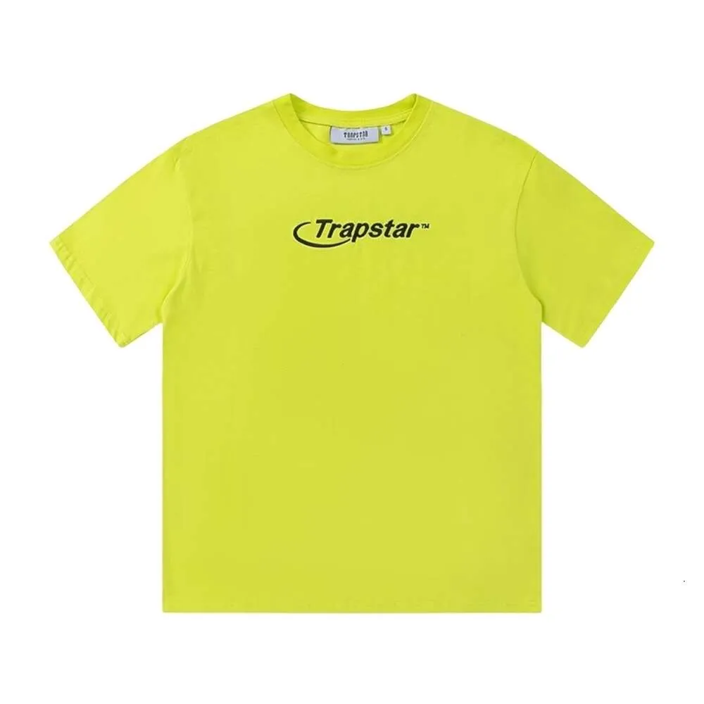 Magliette Trapstar Designer Magliette da uomo di qualità originale Hyper ricamate maniche corte semplici e versatili per uomo e donna