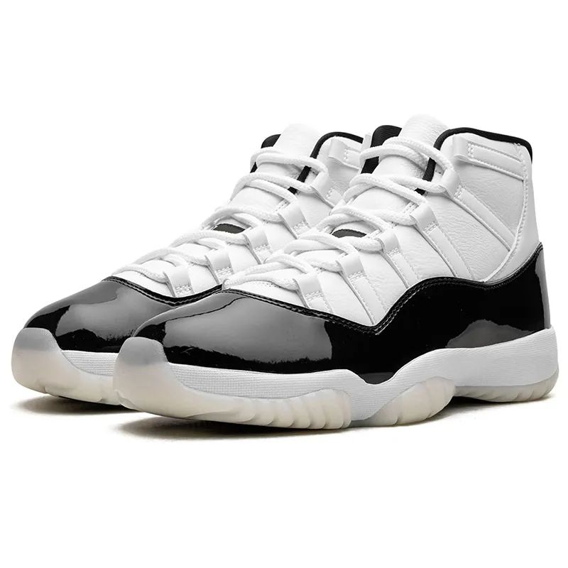 White top blue 11s