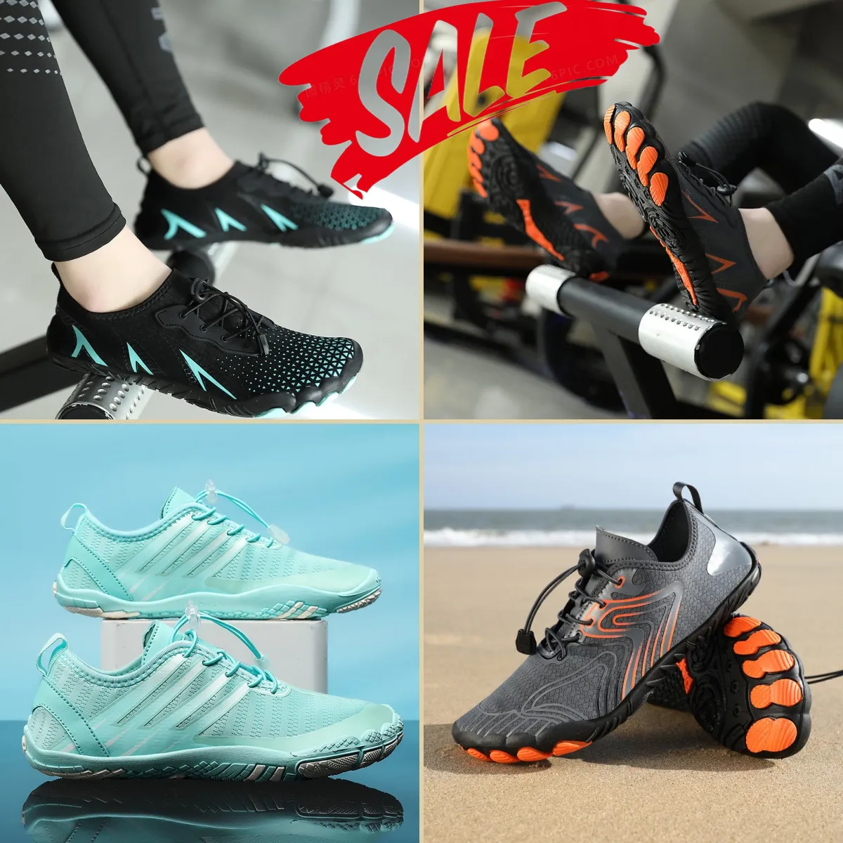 Hoge kwaliteit Heren Waterschoenen Dames Aqua Schoenen Barefoot Sport Sneakers Sneldrogende Outdoor Schoenen Schoenen Voor De Zee Zwemmen Strand Waden size36-45