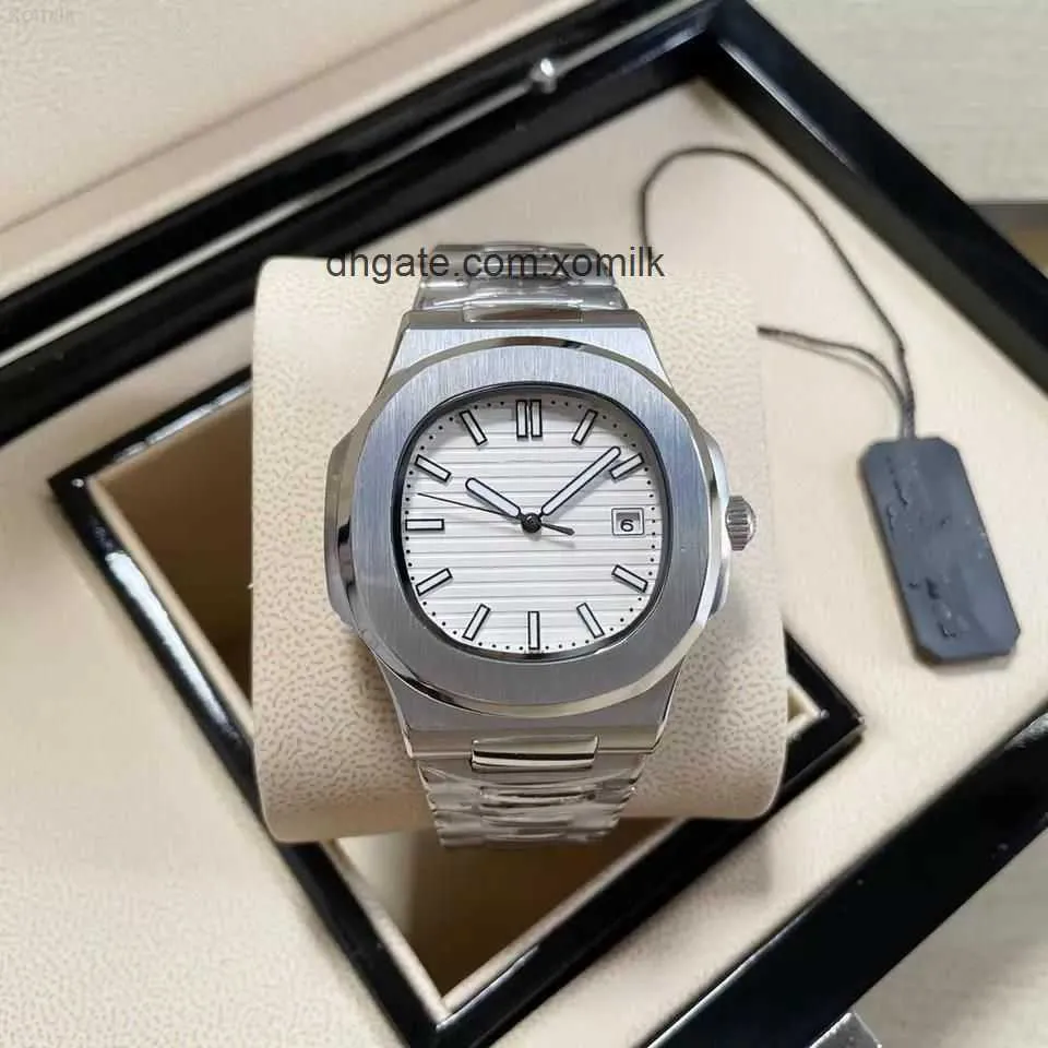 Nuovo orologio di marca di design impermeabile di alta qualità luminoso Cassa in acciaio 904l Fibbia originale Aaa Bianco Pp Wgjz