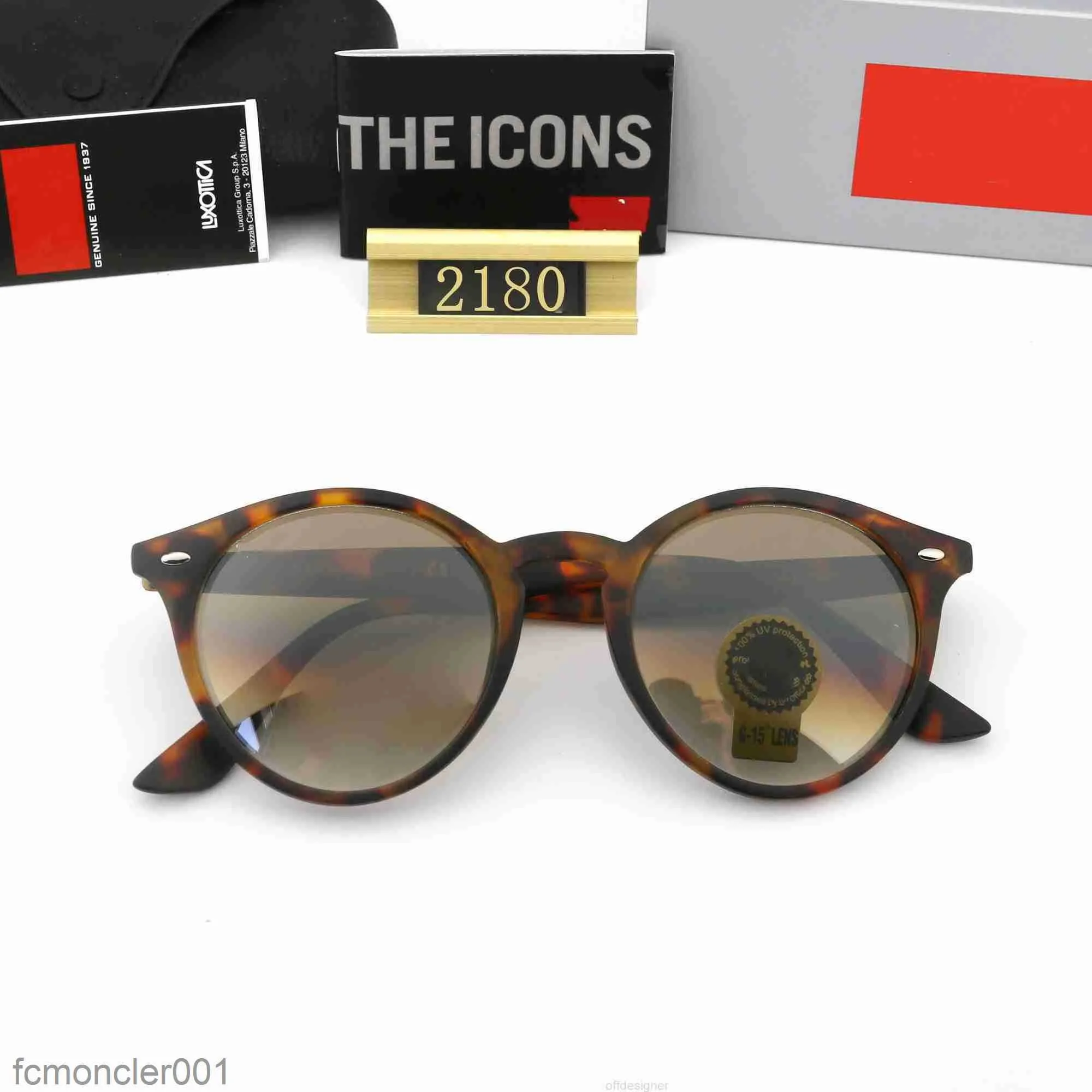 Homens Rao Baa Óculos de Sol Clássico Marca Retro Mulheres Luxo Bans Designer Eyewear Metal Frame Designers Sun Óculos Ray Mulher com Caixa BB 2180 Z81G