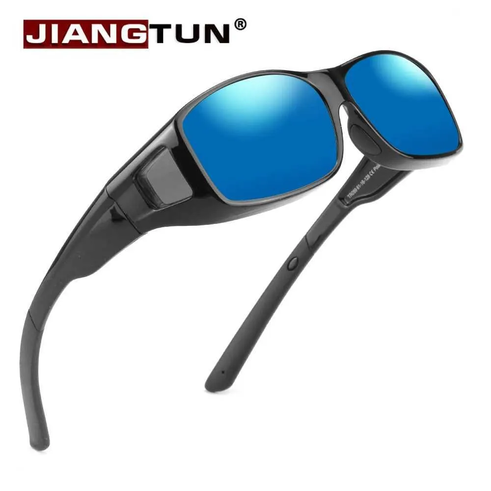 Óculos de sol jiangtun marca polarizada uv400 caber sobre óculos para homens e mulheres óculos capa óculos de sol óculos de pesca gafas mujer 2020 yq240120