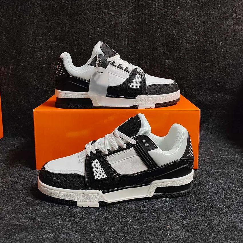 designer sneaker scasual skor för män som kör tränare utomhus tränare sko högkvalitativa plattformskor kalvskinn läder abloh överlagrar sdf