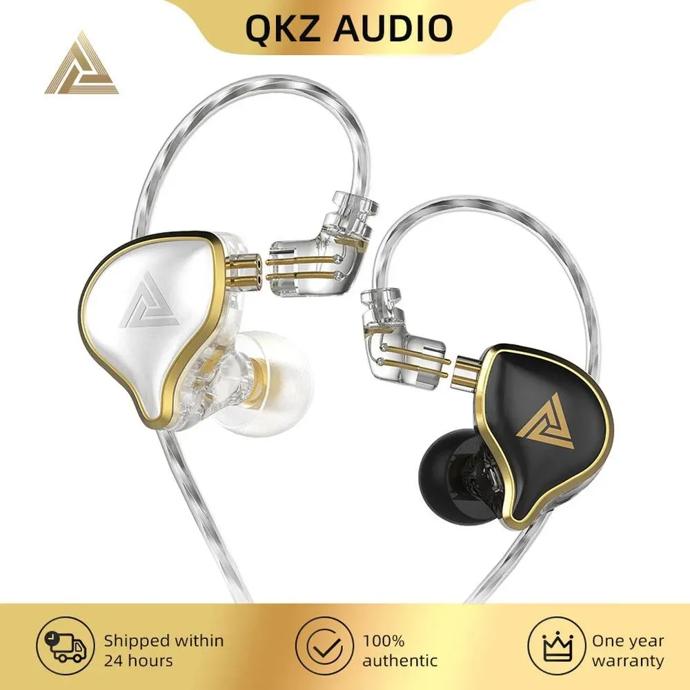 Słuchawki QKZ ZXD Dynamic in Ear Monitor HiFi Przewodowe słuchawki basowe stereo muzyka słuchawka Hałas SEALSUT SEALSS 3,5 mm Odłączane słuchawki słuchawkowe