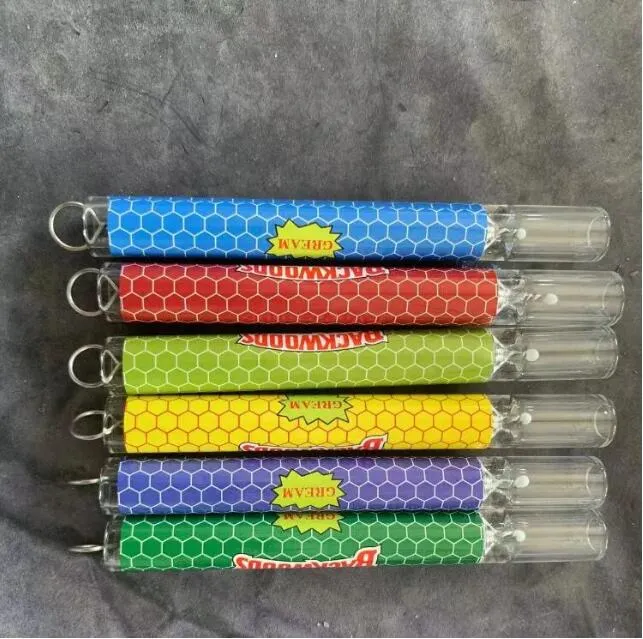 Fabricação de 4 polegadas UV one hitter escova bat tubo de vidro OG para fumar cigarro steamroller tubos de mão filtros Hookah Acessórios