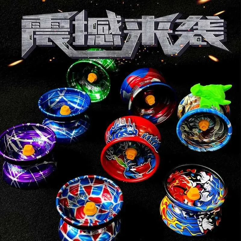 Yoyo Magic Yoyo Responsive High-speed Aluminum Alloy Yo-yo CNC Lathe with Spinning String for Boys Girls Children Kids