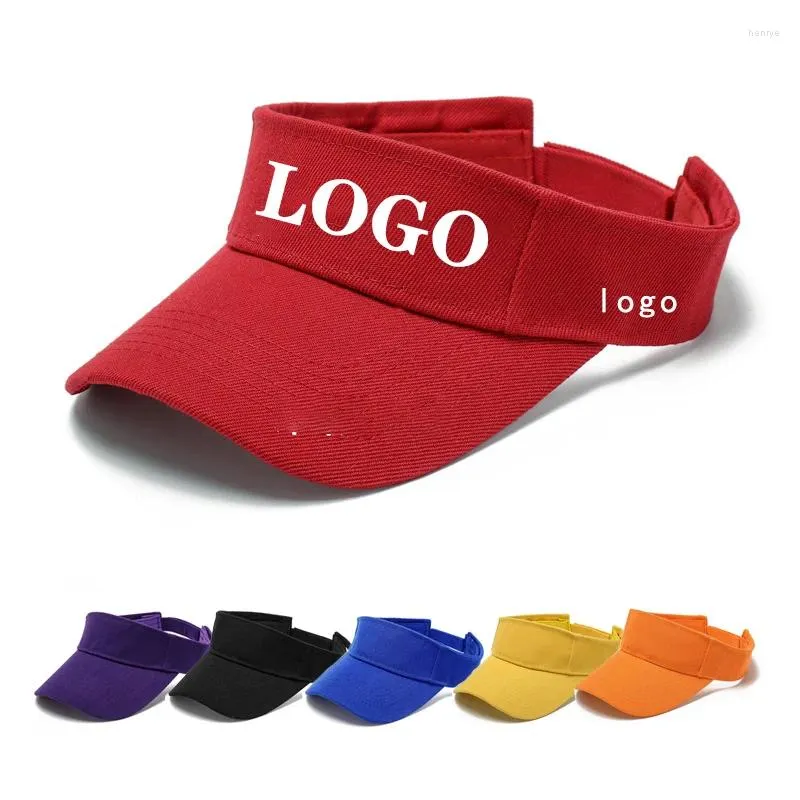 Ball Caps Summer Sun Hat Customize The Logo Visor Casual Unisex Spring Autumn Running Cap Empty Top Hats Women Baseball Sport