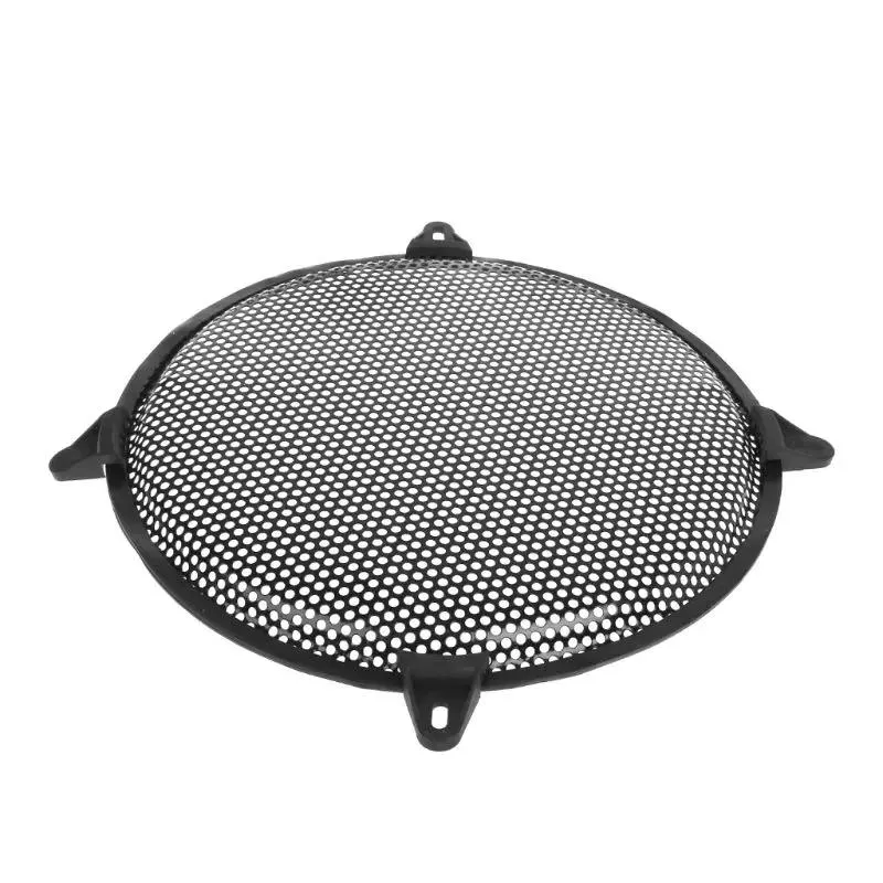 Zubehör Drop Großhandel 12 "Metall Abdeckung Klemmen Schrauben Lautsprecher Grill Abdeckung Schutz Schutz Grille Subwoofer Für Auto Audio Subs woofer