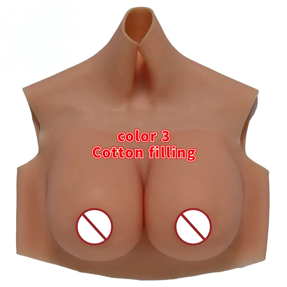 Half Body Silicone Breast Chest G Cup Breast Forms Fake Boobs