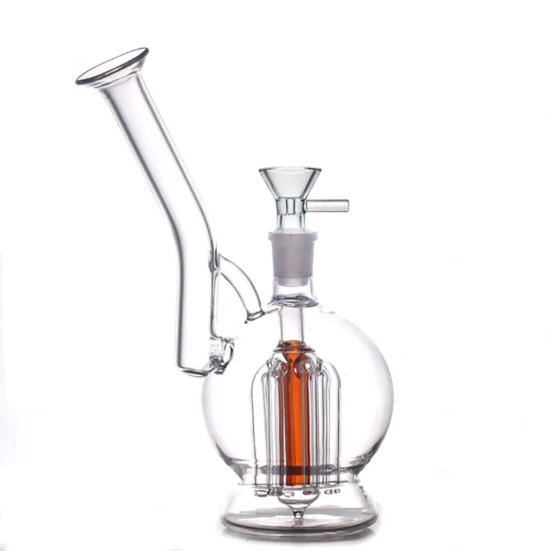 Atacado Feminino Hookahs Bongos De Vidro Queimador De Óleo Inline Arm Tree Percs Matrix Percolator Dab Rigs Fumar Bubbler Ashcatcher Com 14mm Masculino Tubo De Queimador De Óleo De Vidro