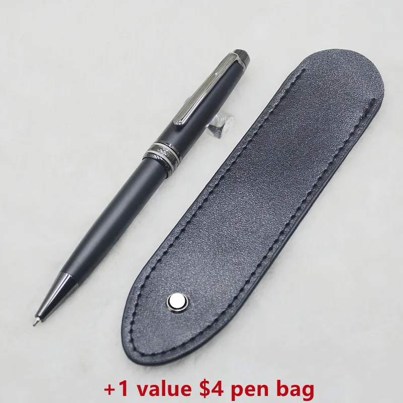 عالي الجودة غير لامع أسود 163 قلم الكرة / قلم الحبر / نافورة القلم.