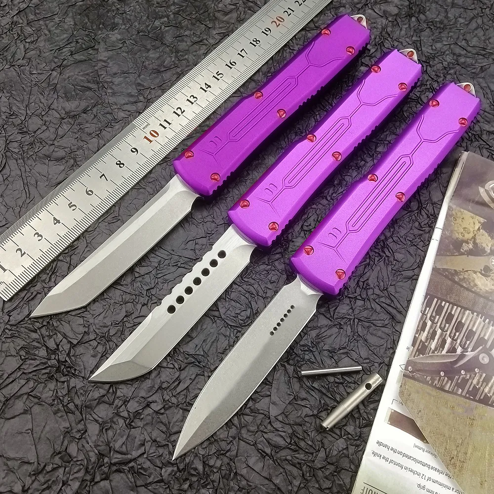 New Hunter A/U/T/O Pocket Knife Outdoor Camping Self-Defense Combat Knives Aluminum Alloy Handle Tactical Survival EDC Knives