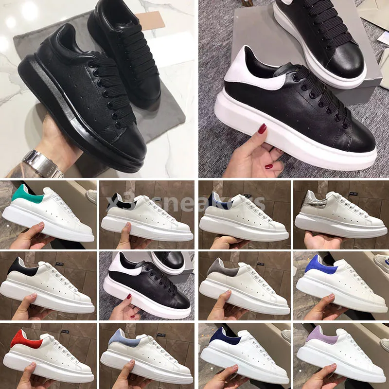 Plate-forme Designer Chaussures Blanc Noir Chaussure Classique Daim Velours Cuir Femmes Femmes Appartements Sneaker Hommes Hommes Espadrille Semelle Plate Slide Runner Baskets EUR 35-45 x21