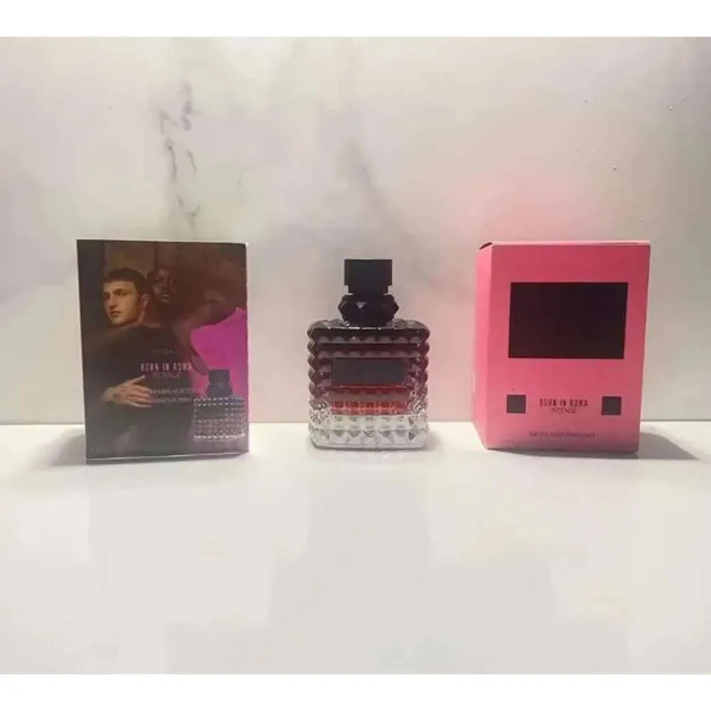 Perfumy urodzone w perfumach romskich zapach Donna Eau de parfum dla kobiet 3,4 uncji 100 ml sprayu kolońskiego długotrwały dobry zapach kwiecisty nuty Perfume spray 452