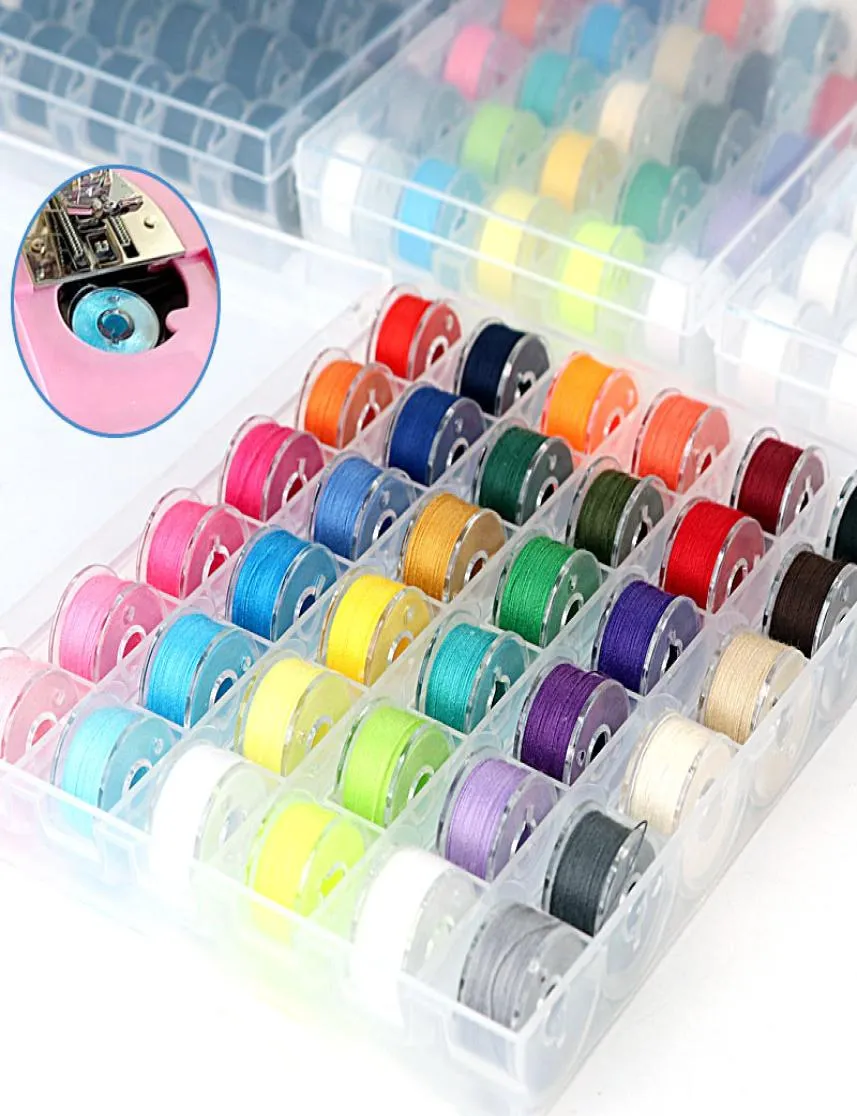 Notions Tools 2536 Colors Thread Spools Sewing Machine Bobbins Plastic With For Machines Quilting Accessories5441354