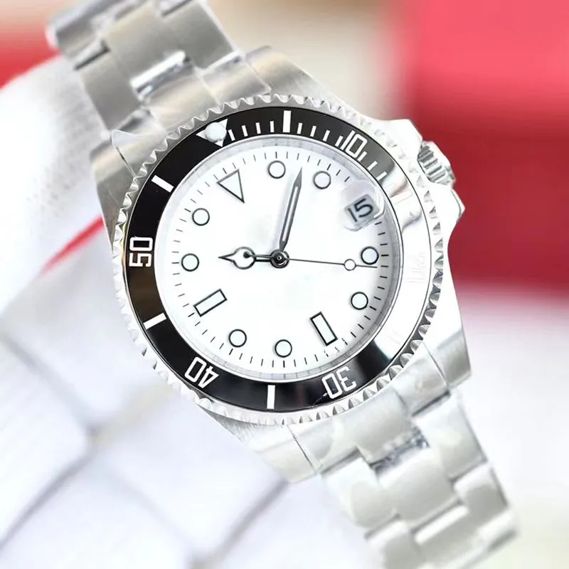 automatyczny ruch mechaniczny projektant Waterproof Waterproof RELOJS luksusowe mężczyzn 40 mm stal nierdzewna 904L fabrycznie świetlisty szafir sportowy męskie zegarki Montre