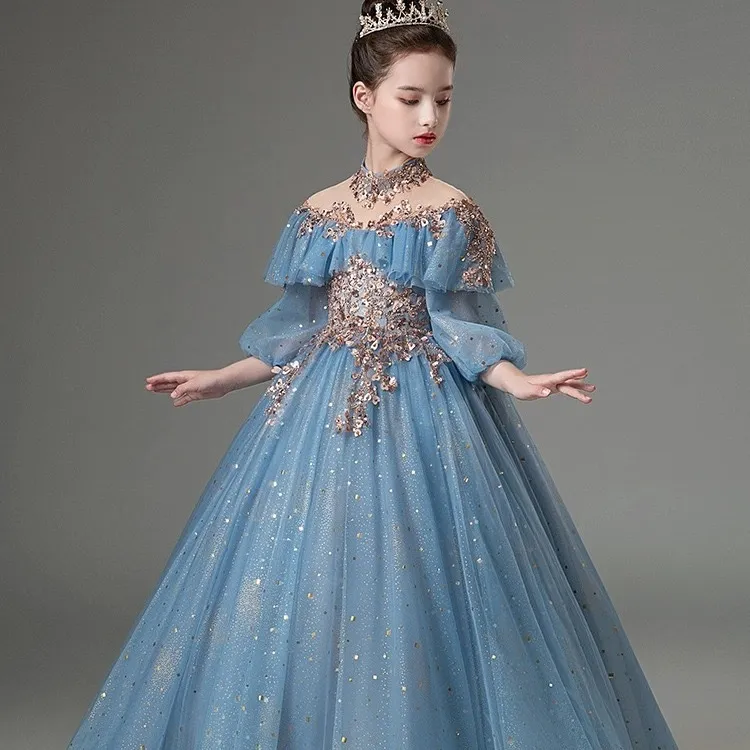 Long Sleeve Lace A Line Flower Girl Dress for Wedding and First Holy  Communion from Dhgate Flower Girls' Dresses - price 460.31