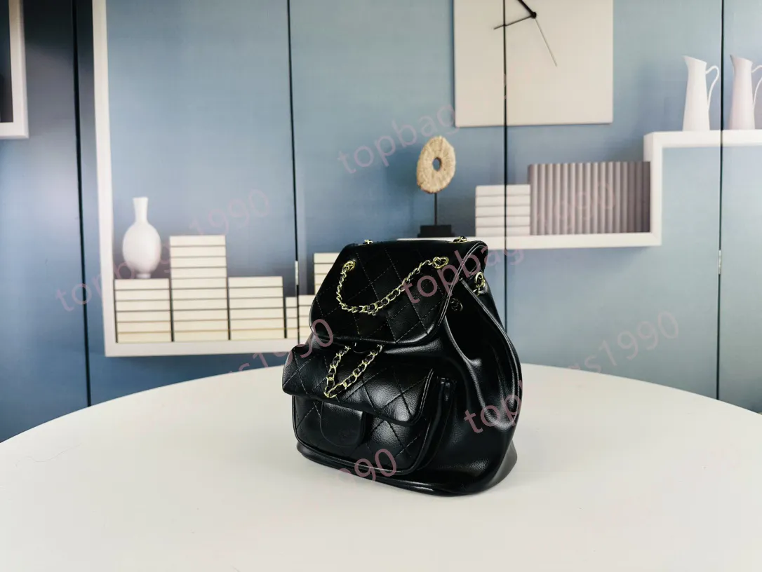 Fashion Lux Lambskin Leather Backpack Hand-Woven Italian Lambskin Leather Backpack, Luxury  main image 3
