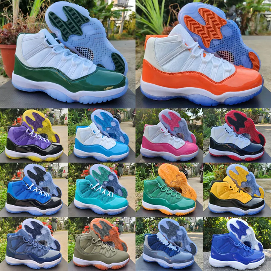 Mens And Womens Basketball Shoes, Orange Trance Medium Olive Cherry 11s