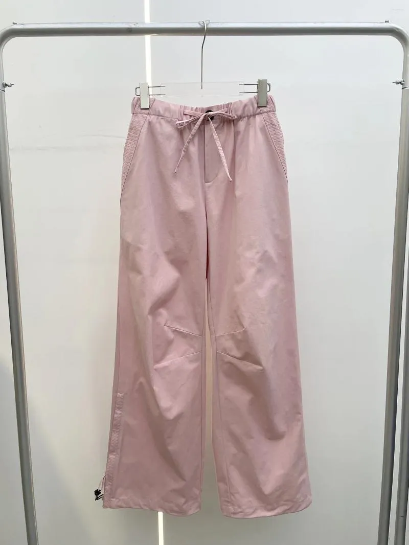 このバージョンで秋と冬のピンクの女性用パンツ2024パラシュートオーバーオールは本当に甘い731