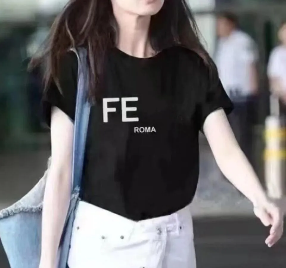 Koszulka Chleba Designer Ubrania Kobiety T Shirt Tops Letter Drukuj Bluza z krótkim rękawem