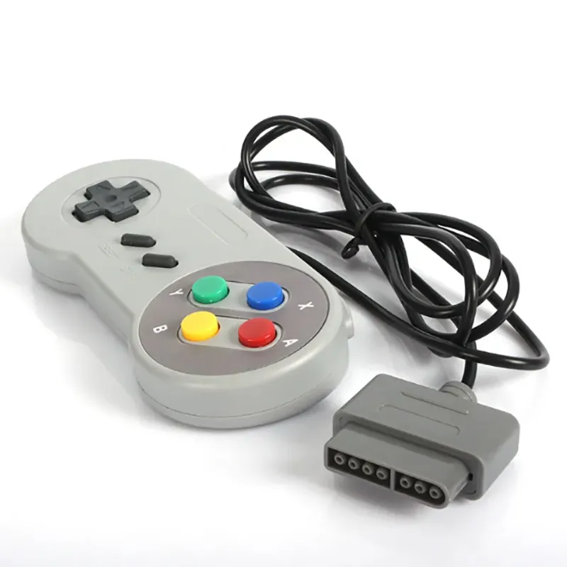 Kontrolery gier joysticks 16 -bitowy kontroler ABS Gamepad dla Super System System Console Control Pad