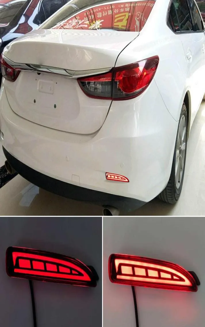 LED Rear Bumper Reflector Brake Stop Light For Mazda 6 Atenza For Mazda 2 DY For Mazda 3 Axela CA240 Carstyling Turn Signal6530609