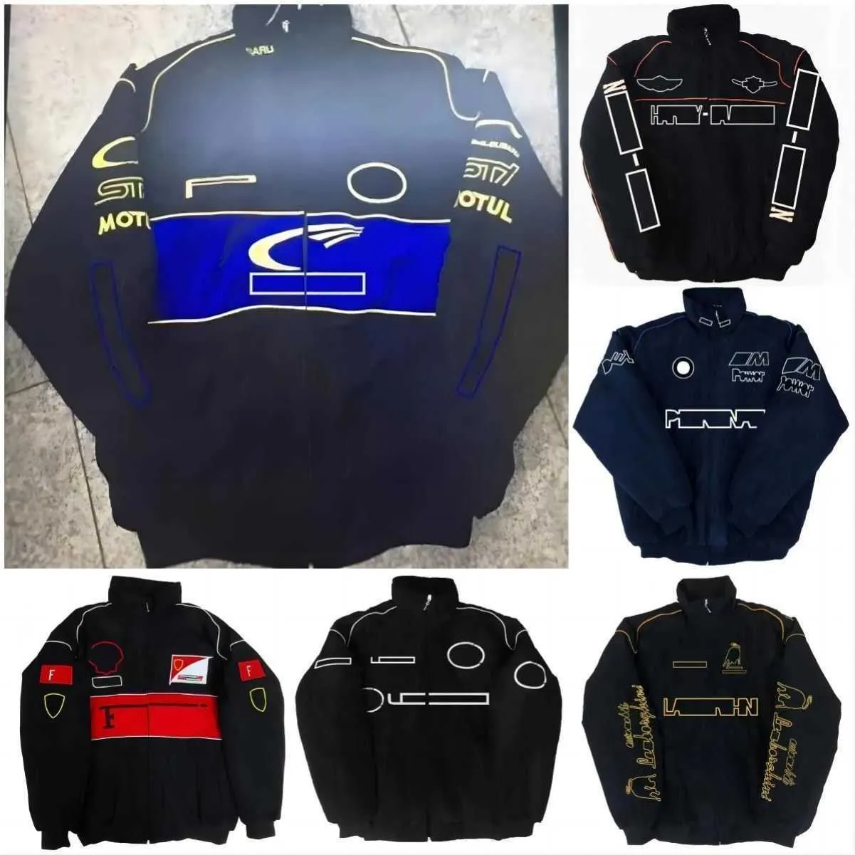 F1 Jacka 2024 Ny produkt Casual Racing Sure Sweater Formel One Jacket Vindtät värme och vindtät QG