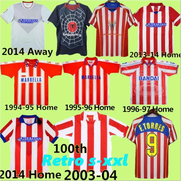Retro 2024 20052013 2004 2014 Atletico Madrids soccer jerseys kun Aguero Griezmann MAXI F.TORRES KOKE 04 05 10 11 13 14 15 94 95 96 97 Gabi Forlan SIMAO vintage classic