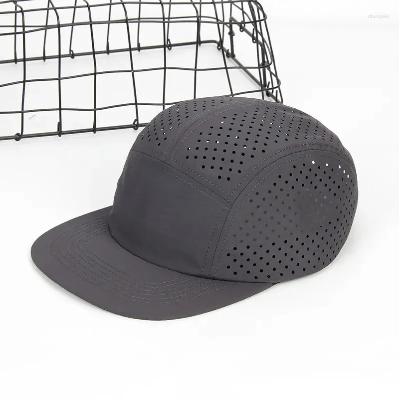 Boll Caps 2024 Snabbt torra hål 5 Panel baseball för män kvinnor czapki sombreros hiphop skateboard snapback hombre hattar lastbilshatt