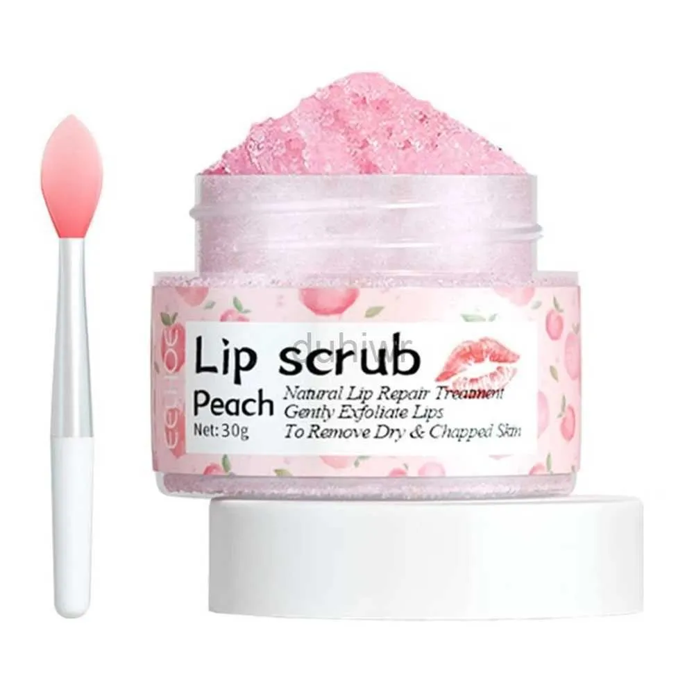 Corpo Esfoliante Pêssego Lip Scrub Esfoliante Lightening Fade Lines Anti Secura Remoção de Pele Morta Hidratante Cuidados Maquiagem Drop Delivery H Dhbqa