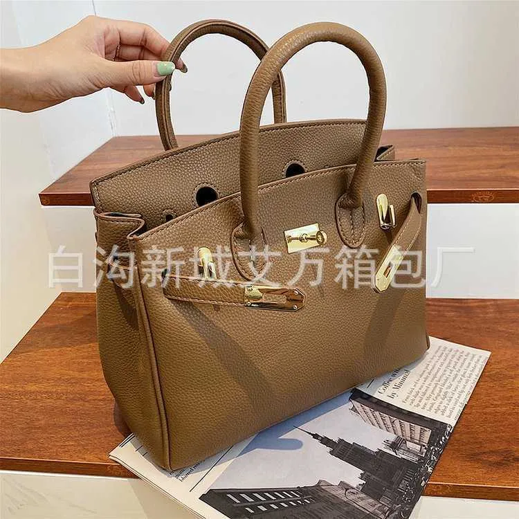 AABkin BKing sac fourre-tout design grand Style boucle de verrouillage sac à main à bandoulière unique pour femme KQXU