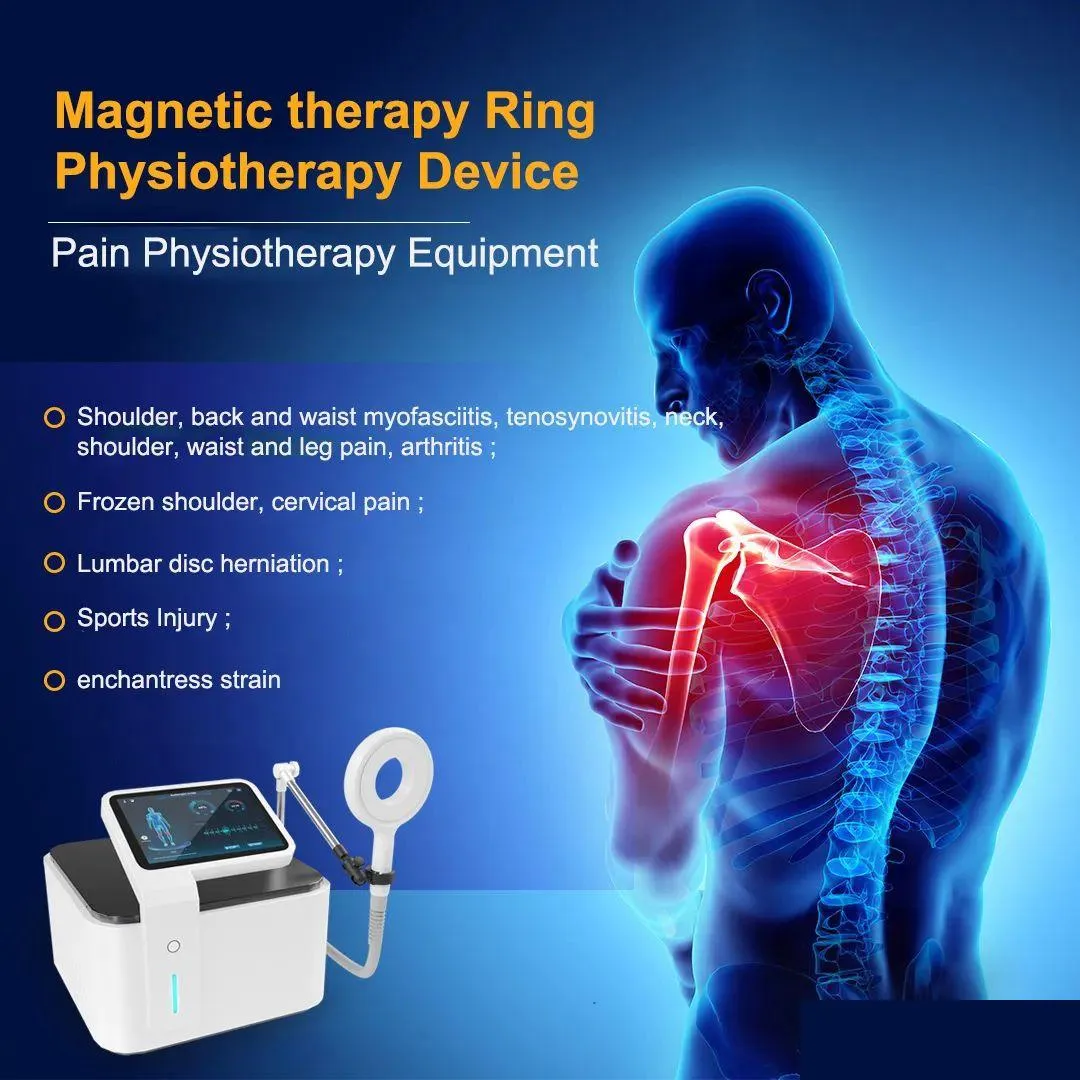 Magnetische therapie Draagbare pijnverlichting Fysio-ring Pmst Elektromagnetische Pse Body Mas Shoder Rugverwijdering Hine Magnetotherapie Magneto Dr. Dhprw