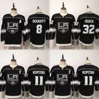 College wear College wear Men Women Youth Kids  Kings 8 Drew Doughty 11 Anze Kopitar 32 Jonathan Quick Black Jerseys All Stiched